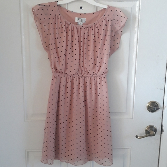 Small Sweet Storm Polka Dot Dress cream pink - Picture 2 of 8
